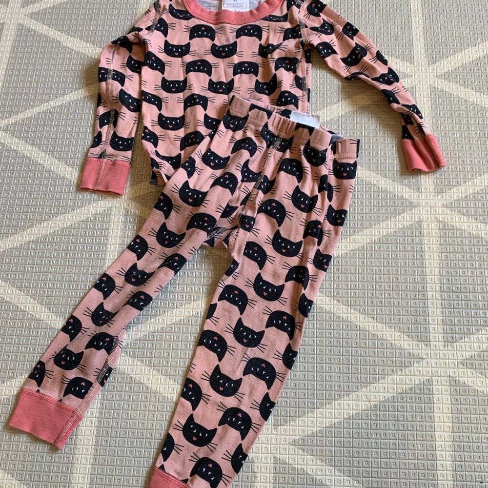 Hanna andersson cat pajamas 90